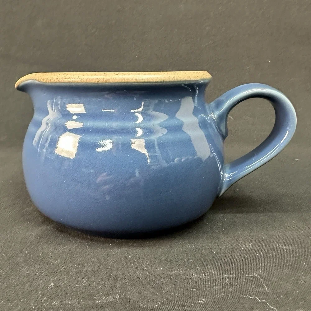 Noritake 'Madera Blue' Stoneware Creamer (pitcher) ,‎ Vintage